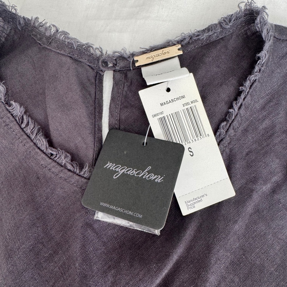 Magaschoni linen dress